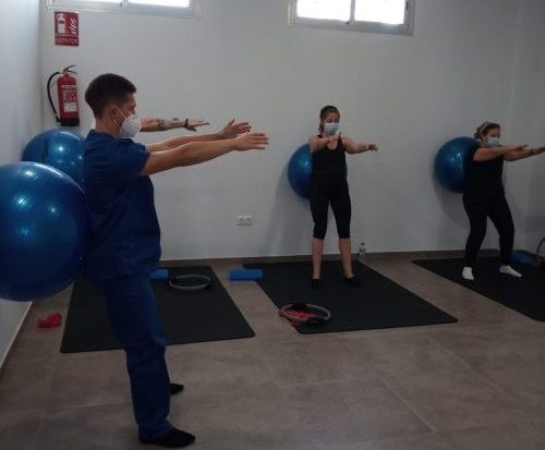 Pilates en Clínica fisioterapia Roca